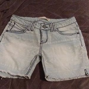 Denim shorts